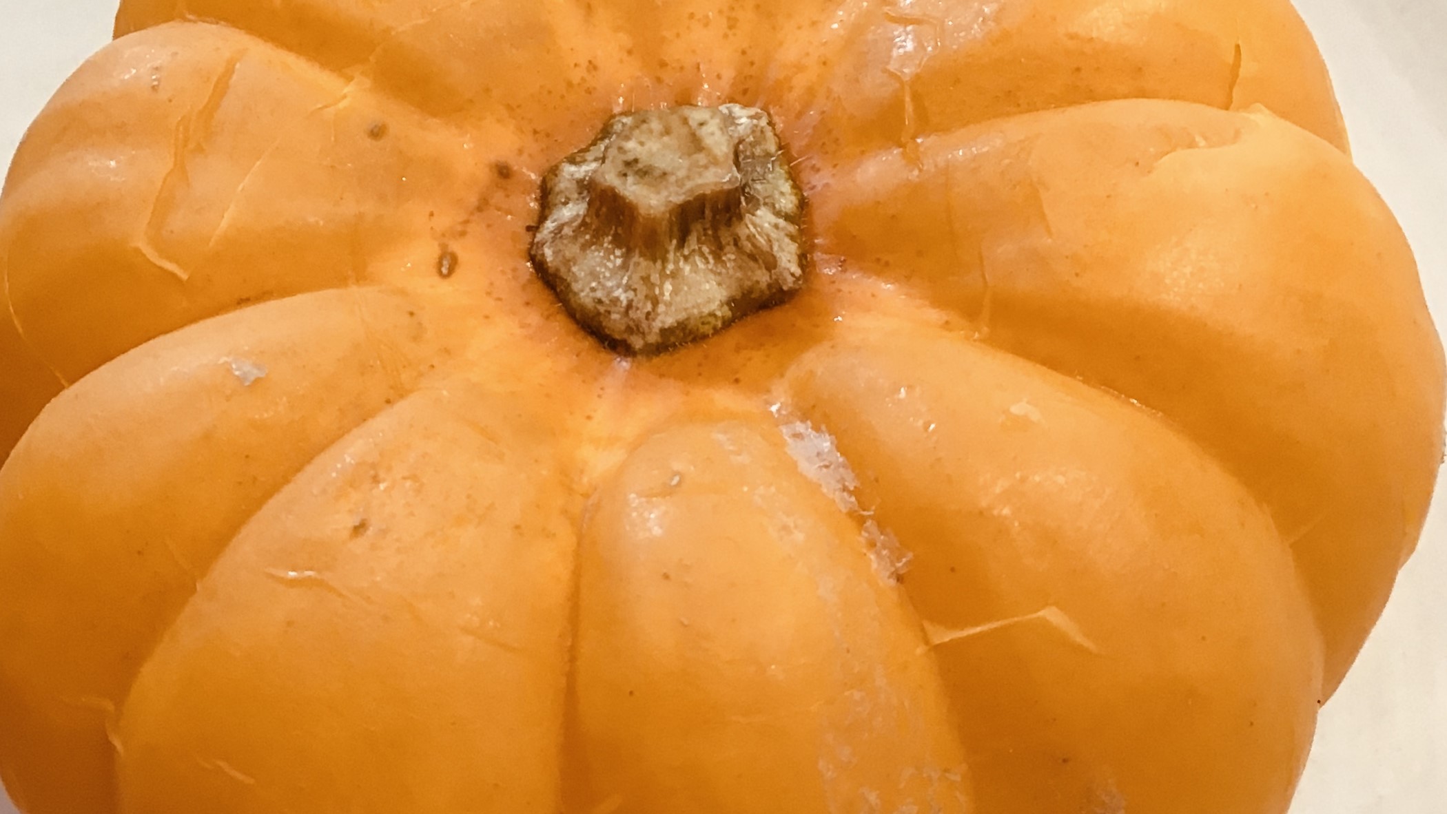 Abóbora cozida na panela de pressão