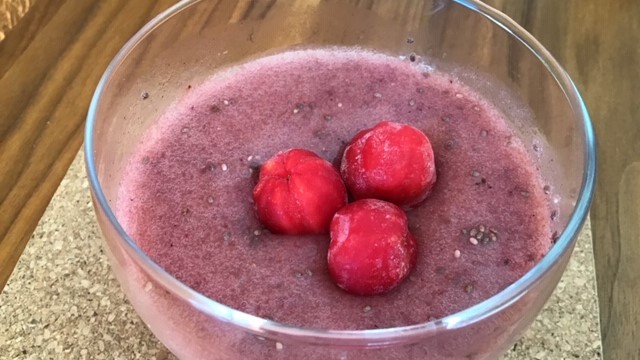 Sorbet de frutas vermelhas