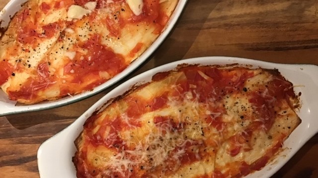 Palmito pupunha gratinado