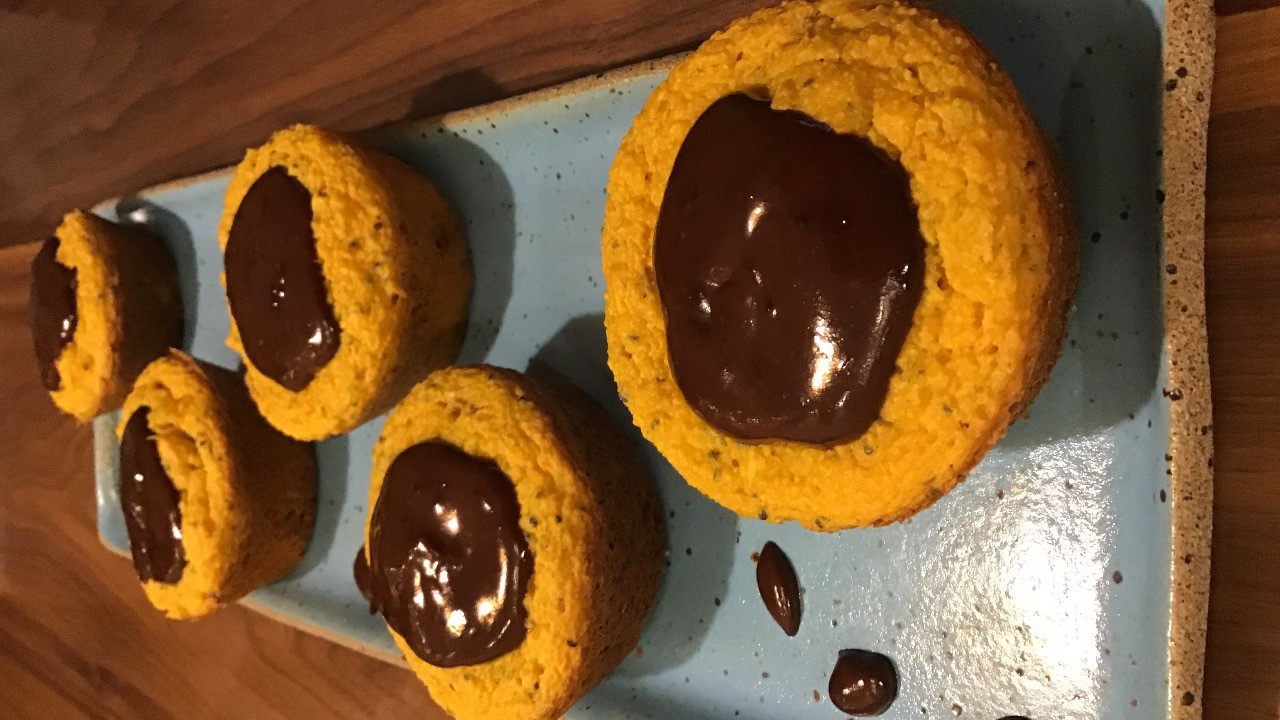 Bolo de cenoura com laranja