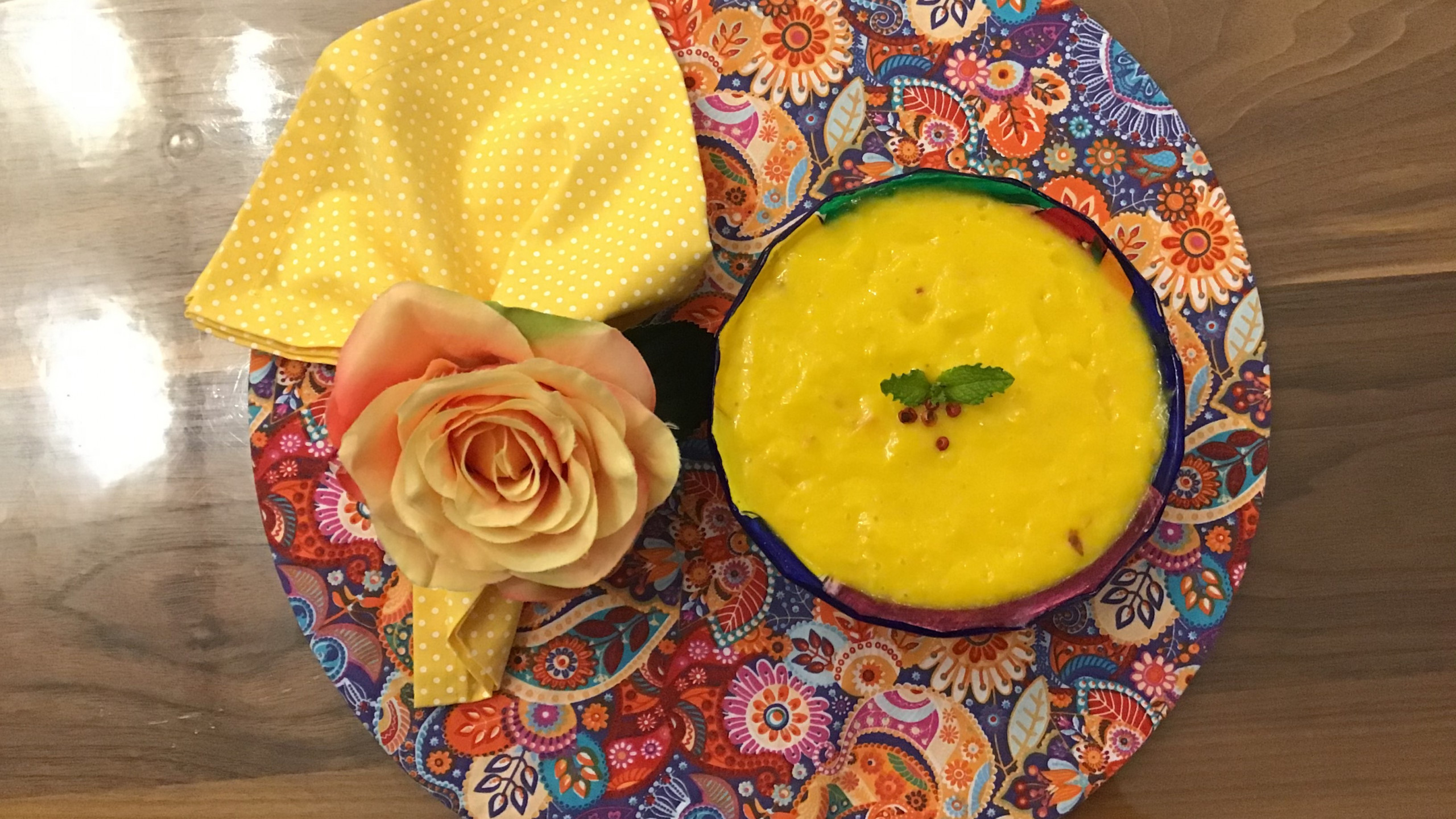 Molho de manga com limão siciliano e gengibre