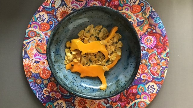 Manga a lá Dino com sucrilho sem açúcar